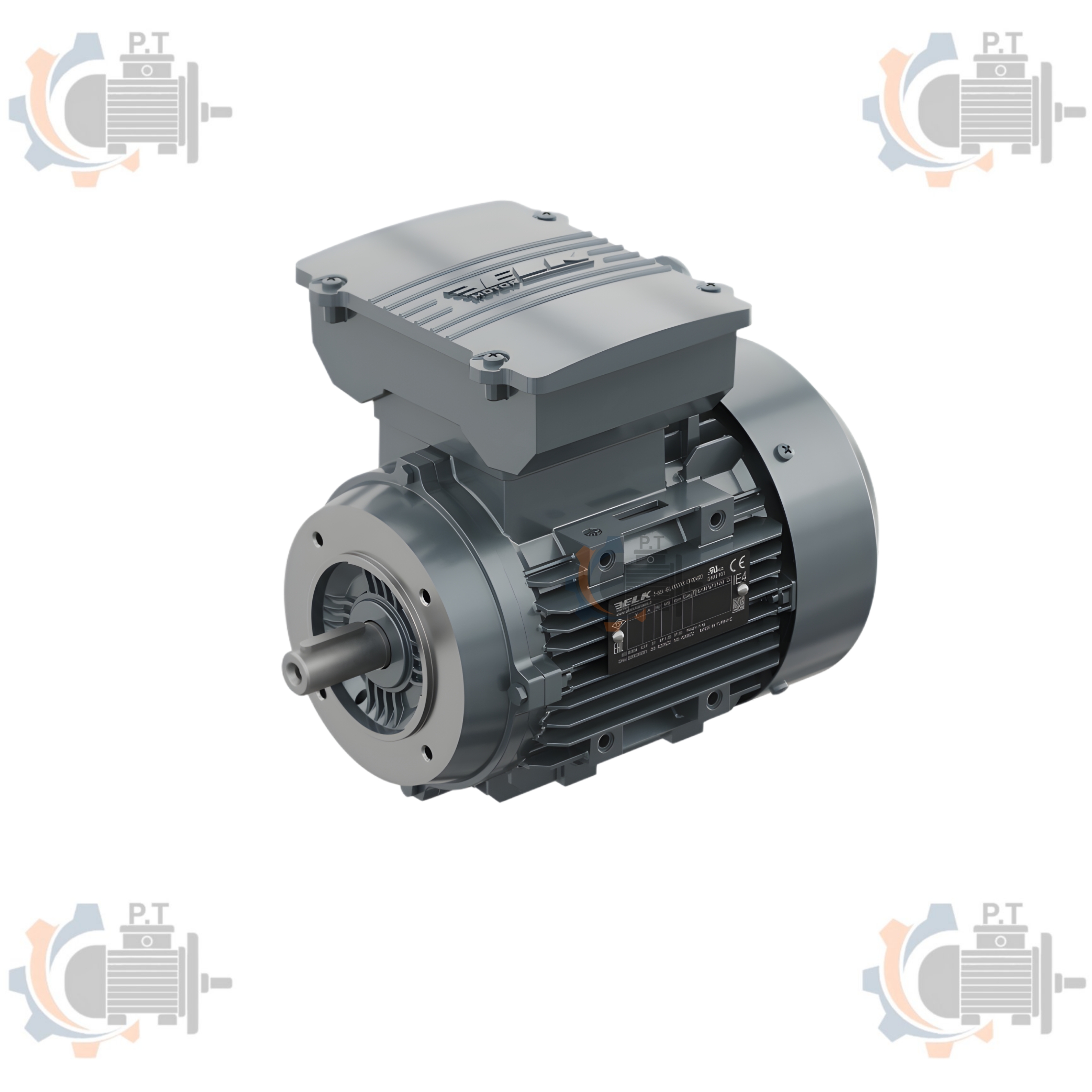 الکترموتور ELK تک فاز پوسته آلومینیوم B14 - تصویر 1