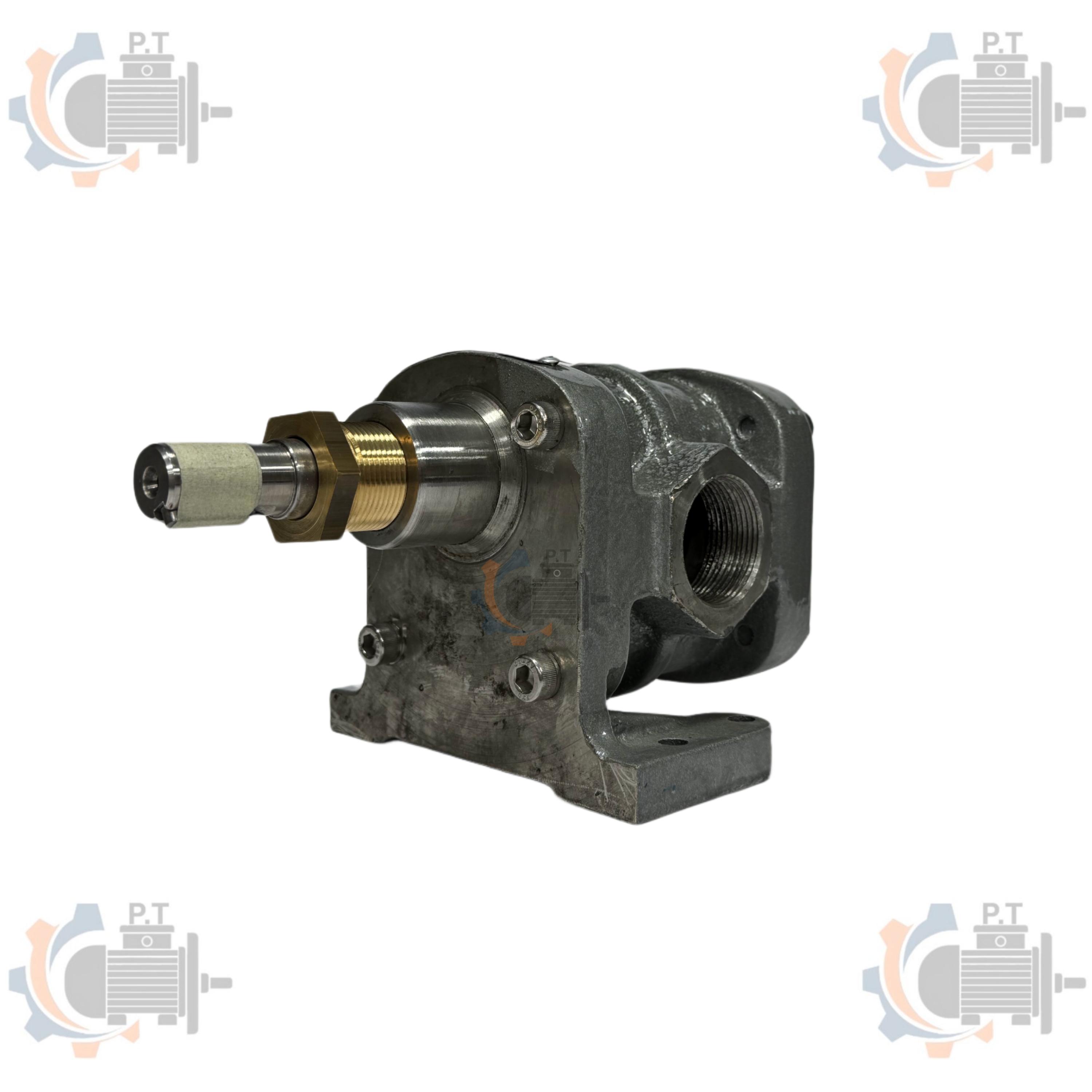 پمپ دنده ای ایران البرز تمام استیل تیپ : STF - پمپ استیل - پمپ صنایع غذایی - پمپ های بهداشتی - پمپ ایران البرز - پمپ خمیر - پمپ شکلات -  پمپ دنده ای